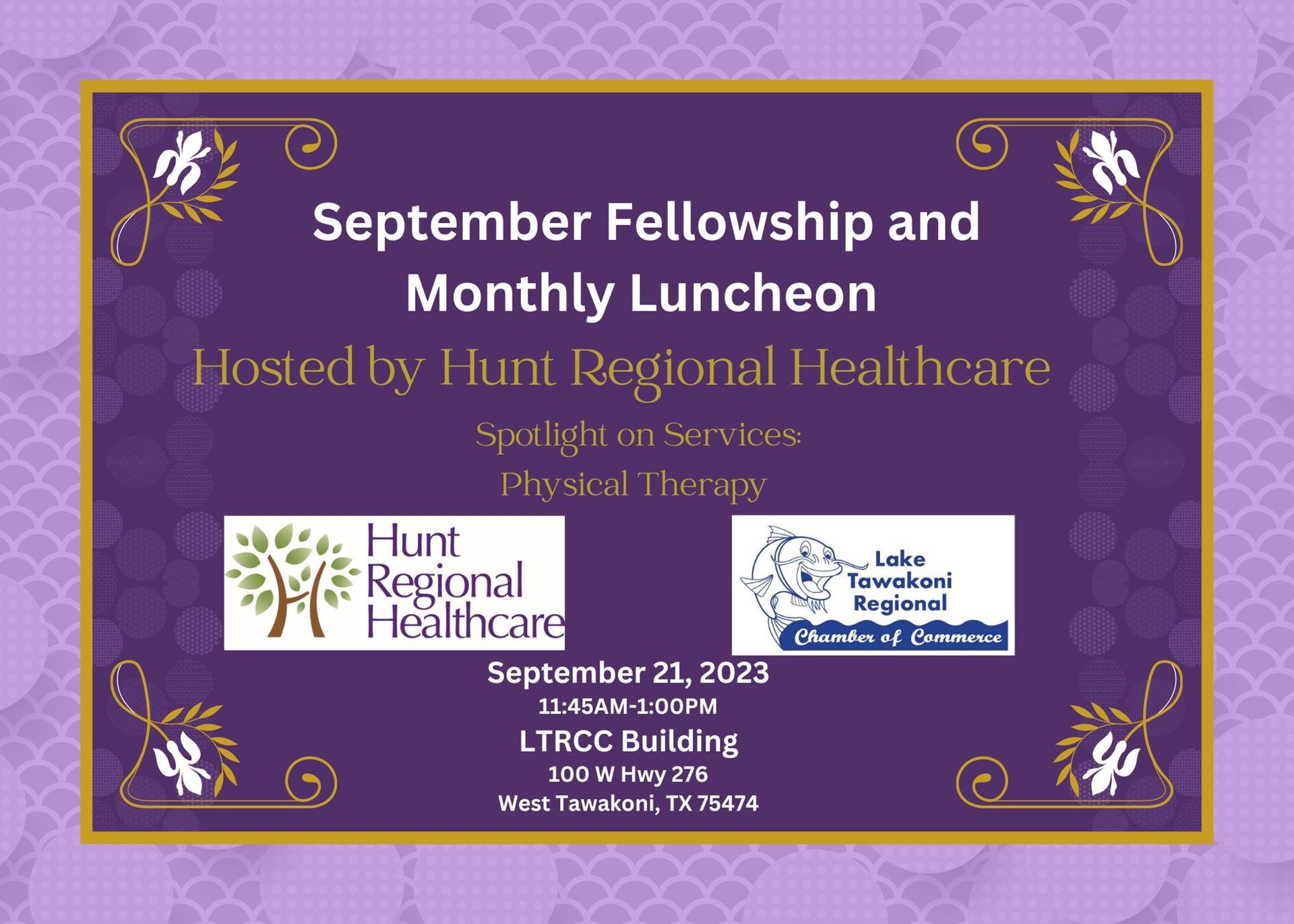 september luncheon 2023 at ltrcc