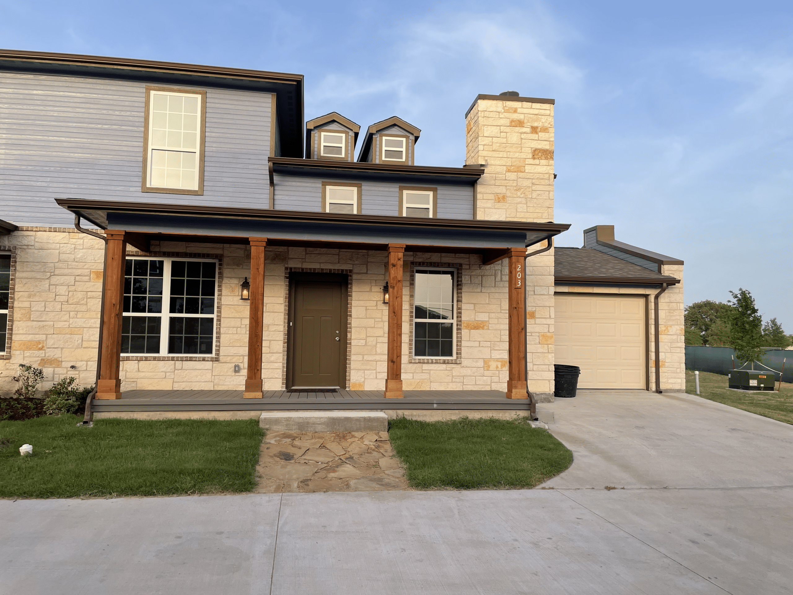 203 Perch Dr. West Tawakoni blue townhome